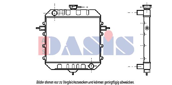 AKS DASIS radiatorius, variklio aušinimas 150120N